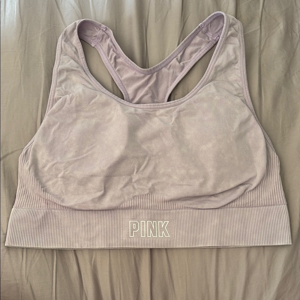 PINK Victoria's Secret Lavender Sports Bra